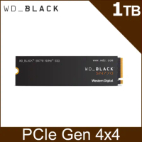 WD 黑標 SN770 1TB NVMe M.2 PCIe SSD 讀：5150 寫：4900 原廠公司貨 五年保