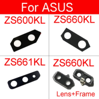 Rear Camera Glass Lens For ASUS Rog Phone 2 II 3 III ZS600KL Z01QD ZS660KL I001D ZS661KS ZS661KL Back Camera Lens Frame ZS660KL