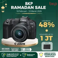 BKP Canon EOS R8 EOS R 8 Mirrorless Camera with RF 24-50mm f4.5-6.3 IS STM Lens Original RESMI