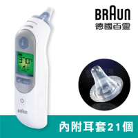 百靈BRAUN ThermoScan 7 耳溫槍 IRT6520 (內附耳套21個)