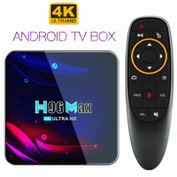 4K Android TV Box Quad-Core Streaming Media Player Google Play 10000+ Game Music Video Apps