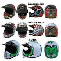 J.Steady JS Helm Cakil SNI GLOSSY - ALL SIZE FIT TO L FREE PET PET SMOKE/HITAM HULK