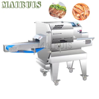 Commercial Cooked Pig Head Meat Shredding Slicing Machine/ Pig Ears Cutting Slicing Machine / Roasted Pork Meat Slicer