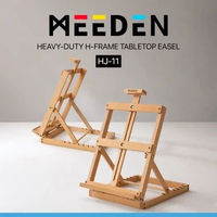 Meeden H-Frame Tabletop Easel Heavy Duty | Easel Lukis Meja Kayu Beech untuk Kanvas & Display