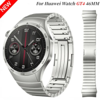 No Gap Metal Band For Huawei Watch GT4 46mm Official Stainless Steel Quick Release Bracelet Wristband For Huawei Watch GT4 Band