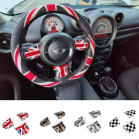 Steering Wheel Control Button Cover Sticker For MINI Cooper R55 R56 R57 R58 R59 R60 Panel Button Switch Trim Accessories Parts