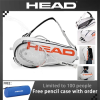 HEAD Professional Tennis Backpack Tennis Rackets Bag Badminton Cover Sport Gym Women Men Coach Shoulder Match Training Bags