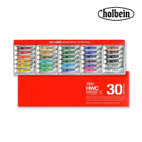 【HOLBEIN好賓】HWC專家級透明水彩30色(含插畫筆5支入)