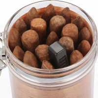 Sale Order Acrylic Humidor Jar With Humidifier And Hygrometer