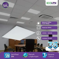 ECOLINK LAMPU LED PANEL 36W 60CM X 60CM Putih (6500K)