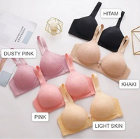 Bra Lace BH071 pakaian dalam ukuran besar nyaman Push Up Bra 38/85C LIGHT SKIN