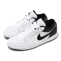【NIKE 耐吉】Air Jordan 1 Low 反轉熊貓 白 黑 AJ1 休閒鞋 一代 低筒 男鞋(553558-132)