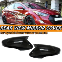 Side Wing Mirror Cover For Hyundai Elantra Veloster 2011-2015 with turn signal model Rearview Mirror Cover Trim Car Accessories