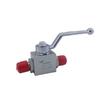 High quality hydraulic pressure ball valve KHB-15LR M22*1.5 male thread carbon steel high pressure ball valve
