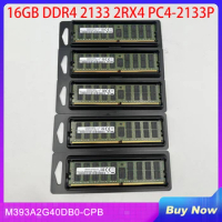 1 Pcs Server Memory For Samsung RAM 16G 16GB DDR4 2133 2RX4 PC4-2133P M393A2G40DB0-CPB