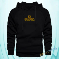Bisa (COD) - Hoodie Consina Gold / Jaket Sweater Hoodie pria & wanita Premium / Jaket Hoodie Musim D