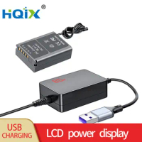 HQIX for OLYMPUS E-M1 E-M5 E-M5 MarK Ⅱ E-P5 PEN-F OM-D Camera BLN-1 Virtual Battery USB Power Adapter