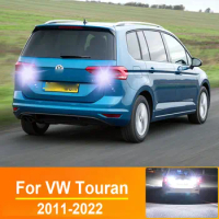 2Pcs For VW Touran 1T3 5T1 2011 2012 2014 2015 2016 2017 2018 2019 2020 2021 2022 T15 W16W LED Backup Reverse Light Bulbs Canbus