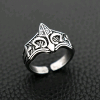 Cincin Elegan Desain Mahkota Salib Kebenaran Zircon Putih / White Zircon Cross of Truth Crown (Adjus