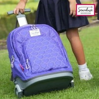 Stardust by Okiedog 2in1 Flower 88007 Trolley Backpack - Pink Pink PURPLE BLISS