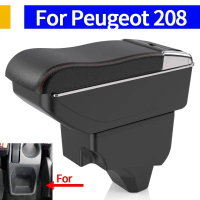 กล่องที่เท้าแขนรถยนต์, สำหรับ Peugeot 2008 และ Peugeot 208, คอนโซลกลางเฉพาะ, กล่องเก็บของมัลติฟังก์ช