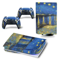 SKY Starry PS5 disk digital editon decal skin sticker for playstation 5 Console and two Controllers Vinyl stickers