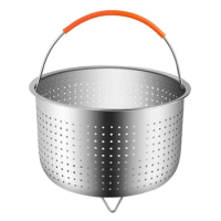Kitchen Steam Basket Stainless Steel Pressure Cooker Anti-scald Steamer Multi-Function Fruit Cleaning Basket Cookeo Accessories