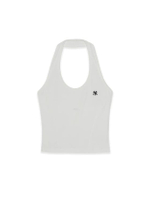 เสื้อคล้องคอ ผู้หญิง  Halterneck Sleeveless T-Shirt รุ่น 3FTOB6063 50WHS สีขาว