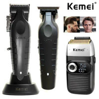 Kemei KM-2296 KM-2299 KM-1102 Hair Clipper Kit Men's Electric Shaver Hair Trimmer Machine Profession