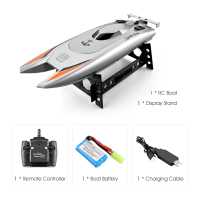 [Hot]2.4G radio RC boat 30 km/h racing boat high speed speedboat 20mins Battery 2 Ch dual motor wate