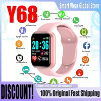 Smart Watch Y68 D20 Men Women Heart Rate Blood Pressure Monitor Fitness Children Kids Smartwatch Smart Bracelet For Android Ios