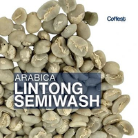 Green Bean Arabika Lintong - Semiwashed Processed - 1 kg Grade 1 Double Pick
