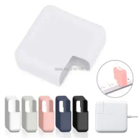 Ultra Thin Silicone Charger Protector Case for Macbook Adapter Power Air 13" Pro 60W 61W 30W Sleeves Dustproof Anti-fall Scratch