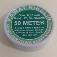 Kawat Nikelin 0,30 Mm Panjang 50 Meter Tbk