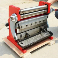 Manual Sheet / Plate Rolling Machine Board Shearing Machine Iron Aluminum Plate Bending Machine Three-in-one Tools HSBR-305