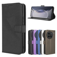 Flip Case For Vivo X90 Case diamond Wallet Magnetic Luxury Leather lanyard for Vivo X90 Pro Plus 5G Phone Bags covers