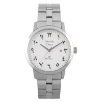 Jam Tangan Pria Alexandre Christie Primo Steel AC 1007 MD BSSSLBA Men Silver Arabic Dial Stainless S
