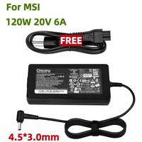 120W 20V 6A Charger for MSI Thin 15 A15 B7V B12U B13VFCyborg 15 A12V A12VF A13V A13VE Chicony Gaming