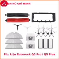 ( Hàng chính hãng ) Phụ kiện Roborock Q5 Pro / Q5 Pro Plus.Gồm : Chổi chính / Lọc bụi / Khăn lau / C