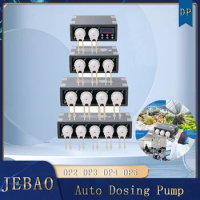 Jebao Dosing Pump DP4 Peristaltic Automatic Aquarium Water Pump Reef Marine Plant Pet Products Electr Coral Feeder Fishing Tank