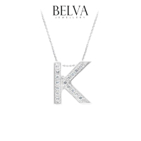 Liontin Berlian Inisial - Huruf K - Belva Jewellery - TBAPDAU1856