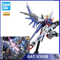 BANDAI Anime MG 1/100 GAT-X105B Fully Equipped Build Strike Gundam Assembly Plastic Model Kit Action Toys Figures Gift