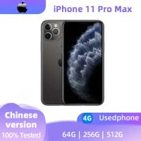 Apple iphone 11pro max Mobile 6.5" RAM 4GB ROM 64/256GB Face ID A13 IOS Cell Phone Original Unlocked Smartphone OLED used phone