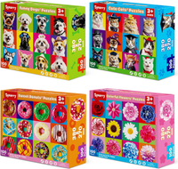 SYNARRY 100 Piece Puzzles for Kids Ages 4-6 6-8 Wooden 100 Piece Puzzle 4 5 6 7 8 Year Old Puzzles f