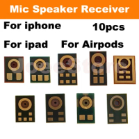 10pcs Inner Mic Speaker Receiver For iPhone 13 12 11 14 Pro Max X XS XR 7 8 Plus iPad 3 4 Airpods Microphone Inner Chip Replace