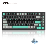 SKY81 MageGee 75% คีย์บอร์ดเกมกลปะเก็น Hot Swappable Wired Custom Creamy Keyboard พร้อม Dampening เส