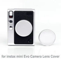 Dustproof Lens Cap Aluminium Alloy Buffer Sponge Protective Hood Waterproof for Fujifilm instax mini EVO