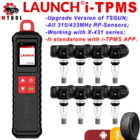 Launch i-TPMS Tire With 315 / 433MHz RF Sensor Pressure Detector Upgrad of TSGUN for APP Launch X431 V V+ PRO3S+ Pro3 Pro5 PAD V