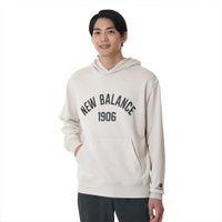 【手刀下單🤩滿額折扣進行中~~】 New Balance Essentials 米白 基本款 帽T 長袖 男款 H6556【新竹皇家 MT33553MBM】