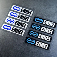 4 pcs for Enkei wheel sticker car spoke reflective waterproof decal sticker JDM Evo